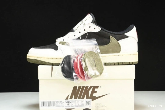 Rep EP Jordan 1 Retro OG SP Scott Low DZ4137-106 Travis Olive 1225